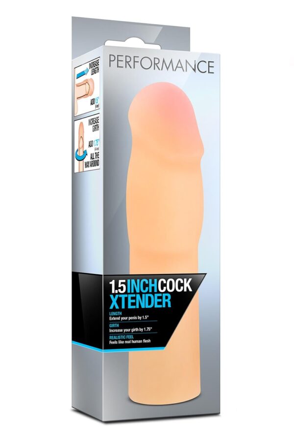 Performance 1.5 Inch Cock Xtender Beige