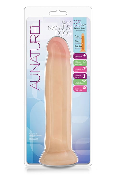 Au Naturel 9.5 Inch Magnum Dong