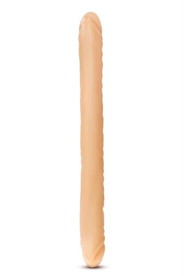 B Yours 18 Inch Double Dildo Beige