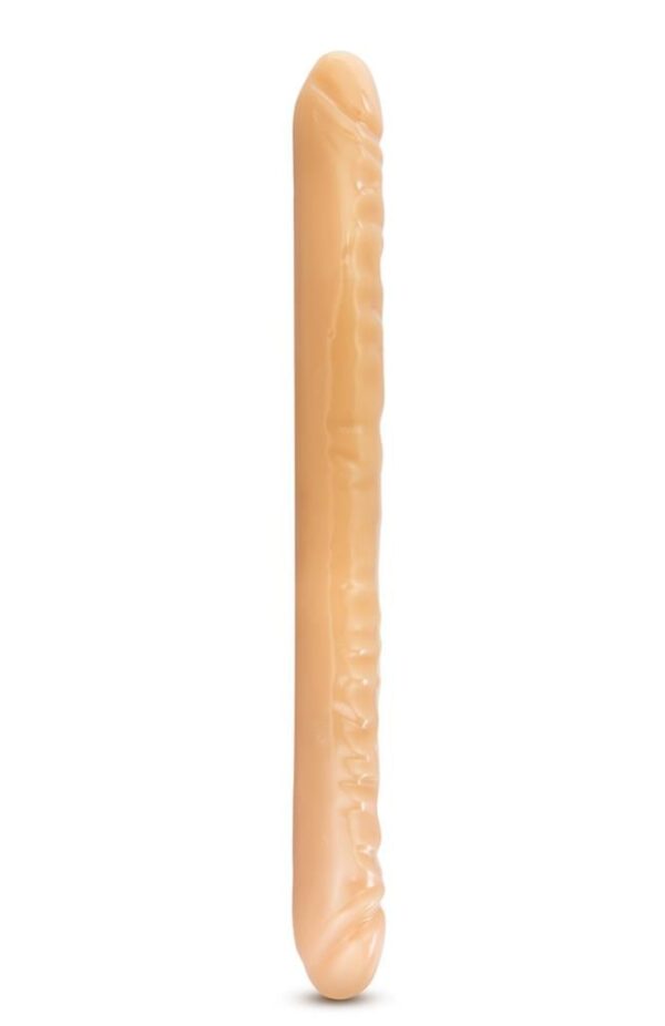 B Yours 18 Inch Double Dildo Beige