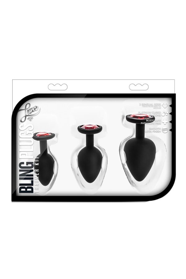 Luxe Bling Plugs Training Kit Red Gems