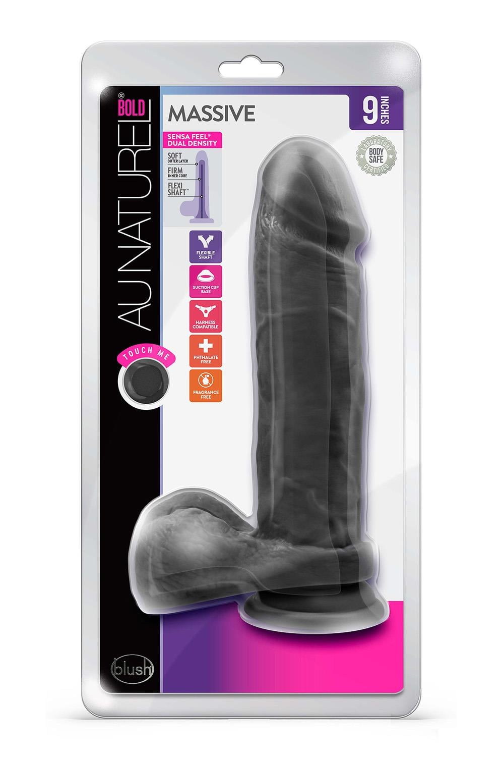 Au Naturel Bold Massive 9 Inch Dildo