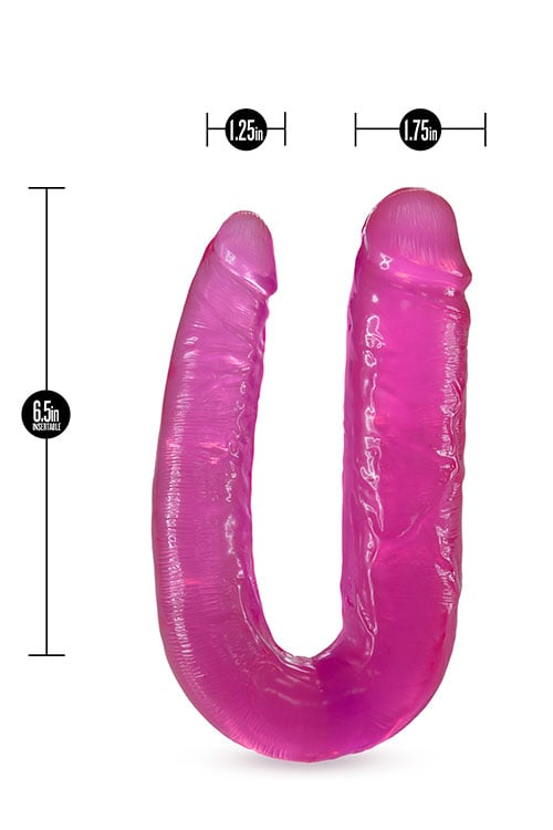 B Yours Double Headed Dildo Pink