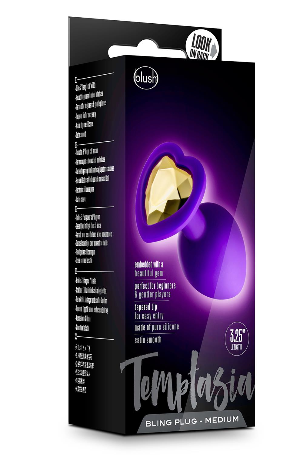 Temptasia Bling Plug Medium Purple