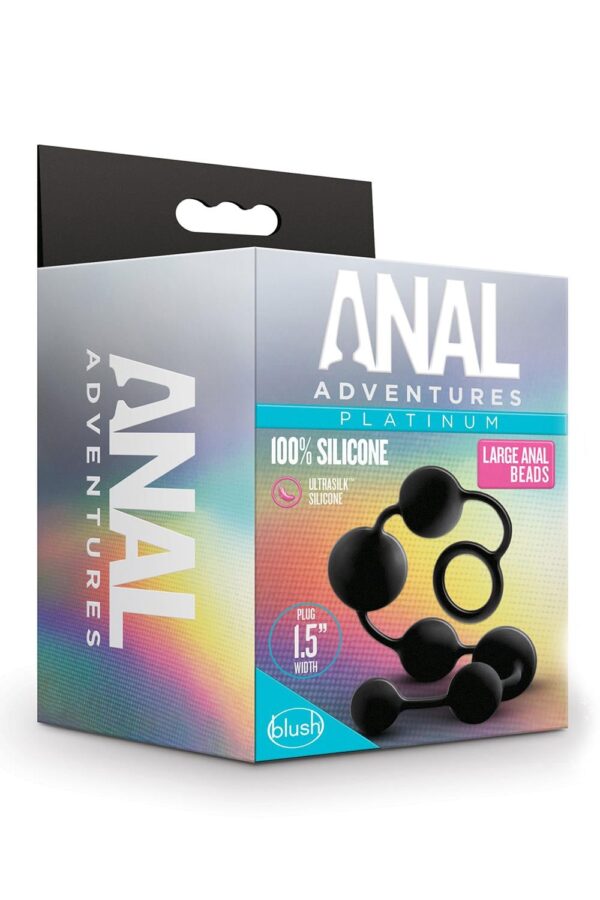 Anal Adventures Platinum Large Anal Beads