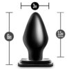 Anal Adventures Xxl Plug Black