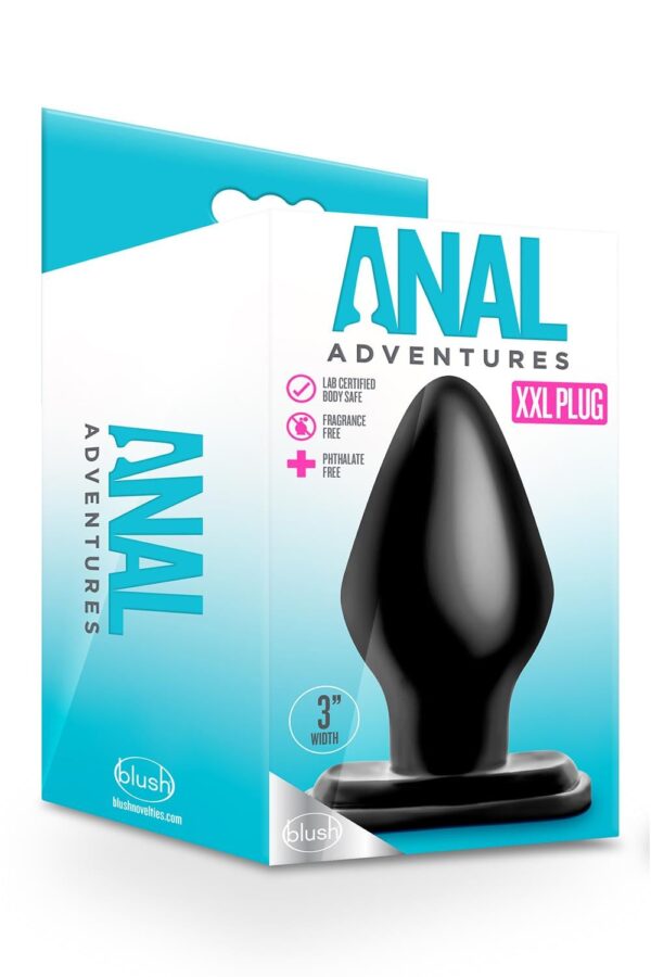 Anal Adventures Xxl Plug Black
