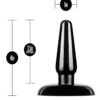 Anal Adventures Basic Plug Kit Black