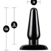 Anal Adventures Basic Plug Kit Black