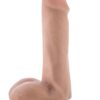 Dr. Skin Plus 6 Inch Posable Dildo With Balls  Vanilla