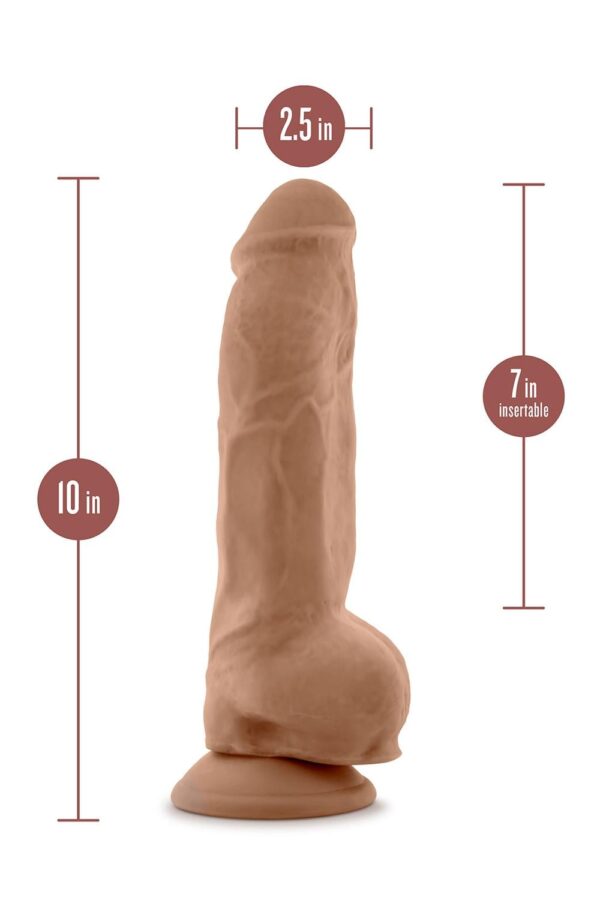331874-3.jpg Au Naturel Big Boy 10 Inch Dildo Mocha