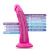 Au Naturel Bold Jack 7 Inch Dildo Pink