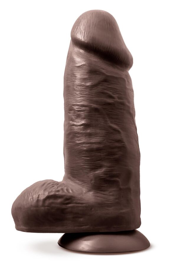 Au Naturel Chub 10 Inch Dildo Chocolate