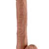 Au Naturel Daddy 14 Inch Sensa Feel Dildo Mocha