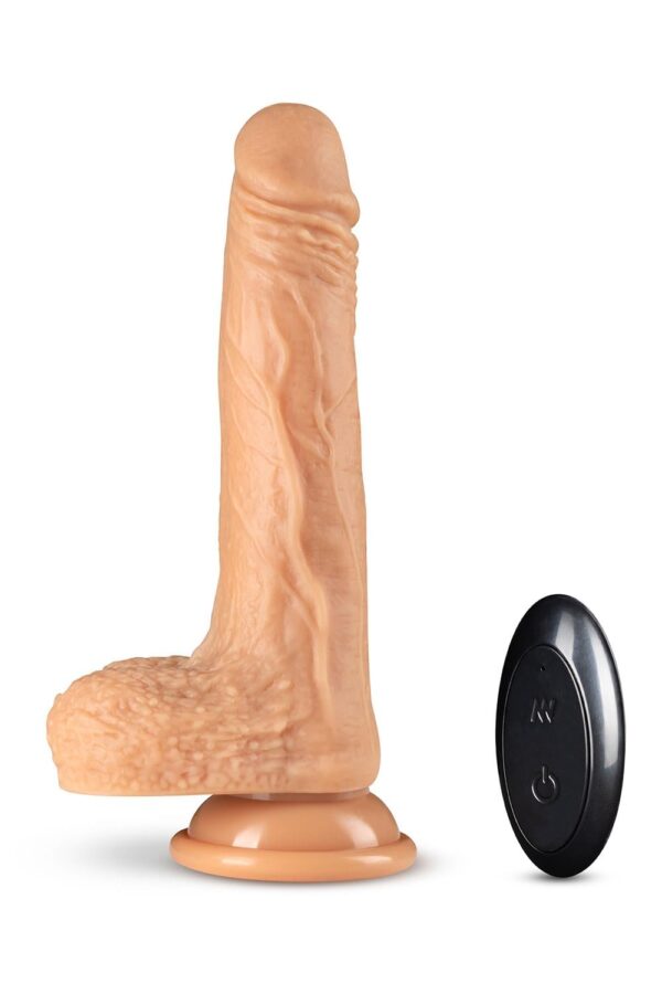 Dr. Skin Silicone Dr. Grey 7 Inch Thrusting Dildo Vanilla