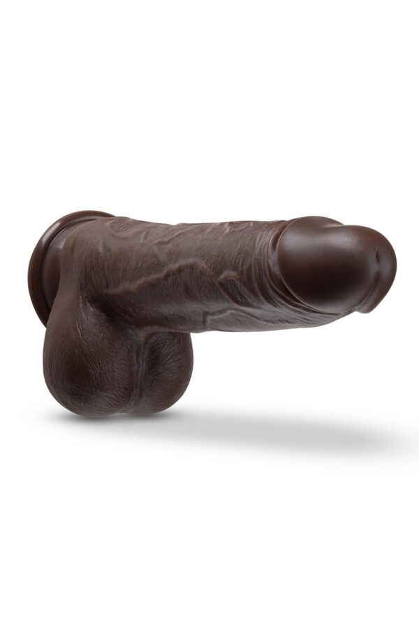 Dr. Skin Silicone Dr. Murphy 8  Inch Thrusting Dildo Chocolate