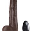 Dr. Skin Silicone Dr. Murphy 8  Inch Thrusting Dildo Chocolate