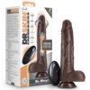 Dr. Skin Silicone Dr. Murphy 8  Inch Thrusting Dildo Chocolate