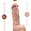 Dr. Skin Mr. D 8.5 Inch Dildo With Balls Beige