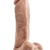 Dr. Skin Mr. Magic 9 Inch Dildo With Balls Beige