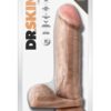 Dr. Skin Mr. Magic 9 Inch Dildo With Balls Beige