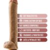 331948-2.jpg Dr. Skin Dr. Michael 14 Inch Dildo With Balls Tan