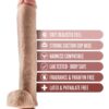 Dr. Skin Dr. Michael 14 Inch Dildo With Balls Beige