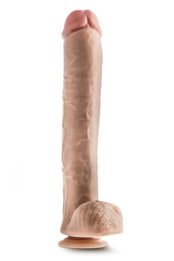 Dr. Skin Dr. Michael 14 Inch Dildo With Balls Beige