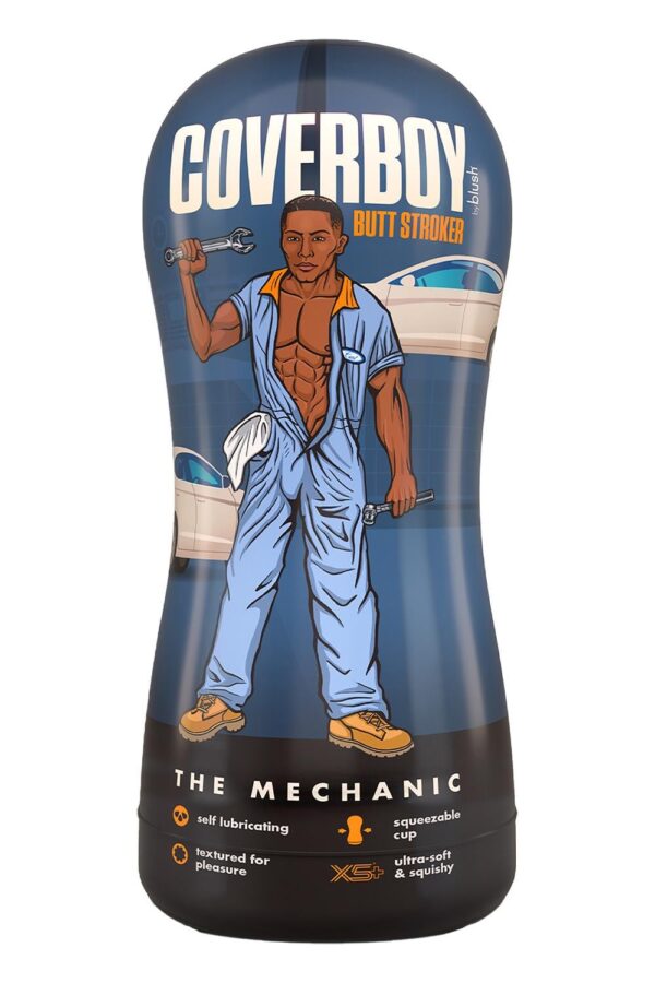 Coverboy The Mechanic Self Lubricating Stroker Brown