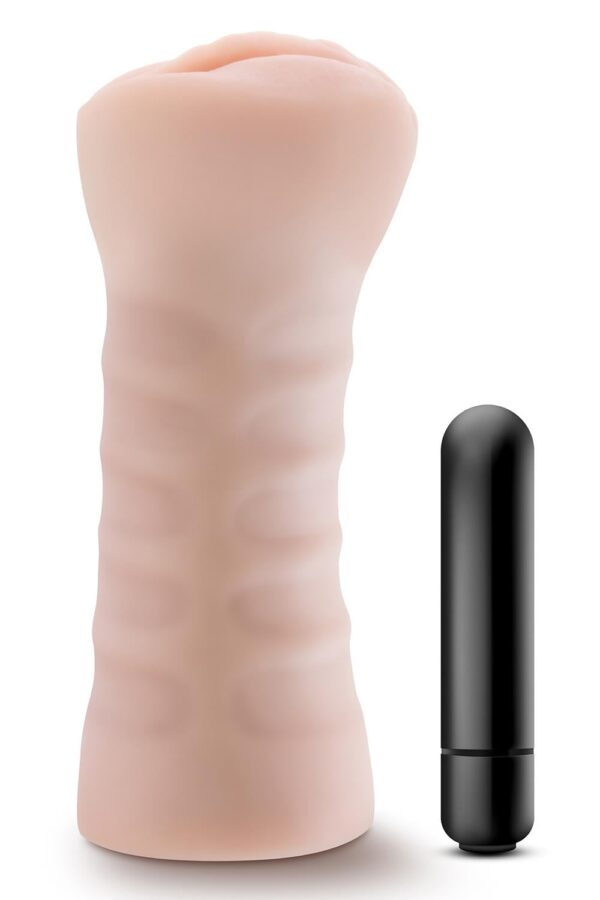 Enlust Destini Vibrating Stroker Beige