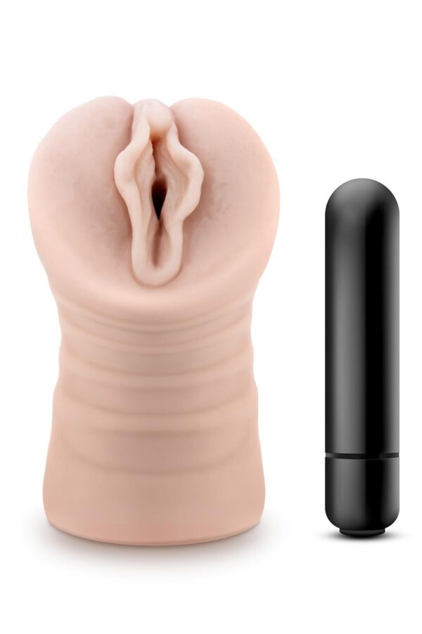 Enlust Destini Vibrating Stroker Beige