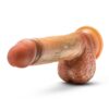 332070-1.jpg Renaissance Raphael 9.5 Inch Sliding Foreskin Dildo With Squeezable Balls Tan
