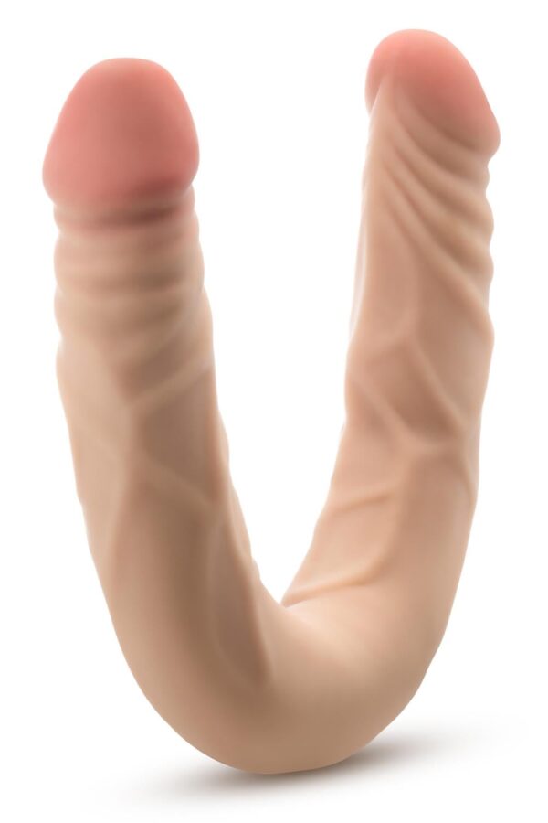 Dr. Skin Plus 14” Posable Double Dong Beige