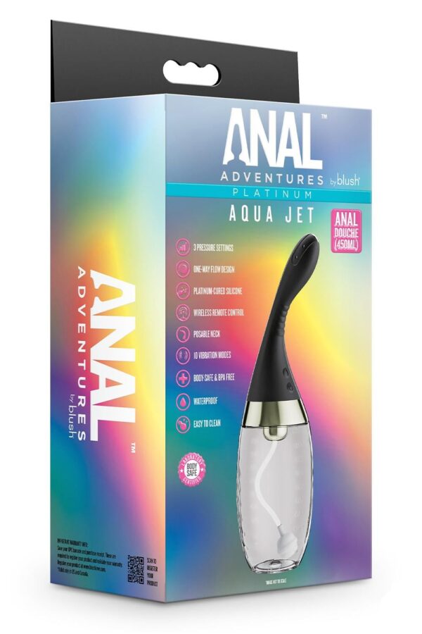 Anal Adventure Platinum  Aqua Jet Black