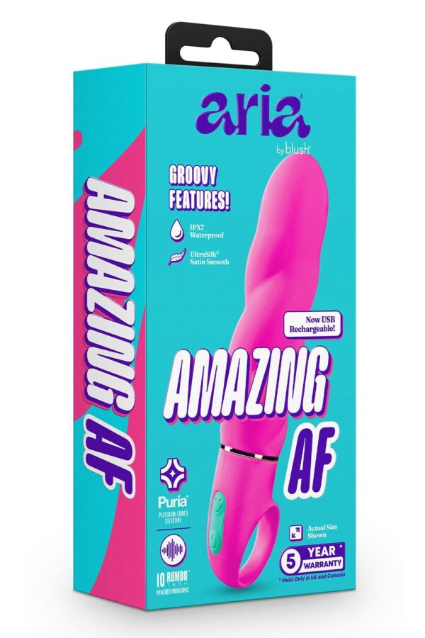 Aria Amazing Af 2.0 Rechargeable Vibe Fuchsia