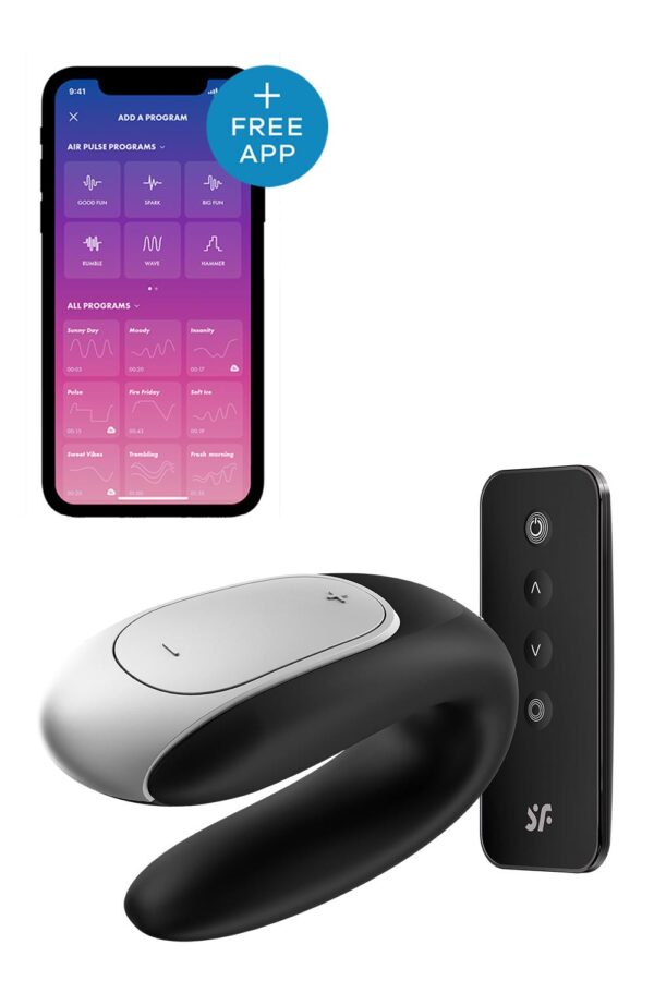 Satisfyer Double Fun Connect App Black