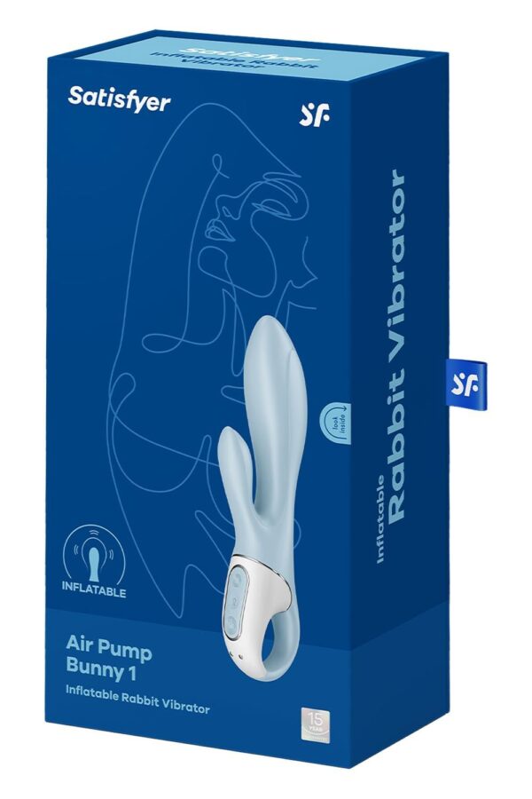 Satisfyer Air Pump Bunny 1 Light Blue