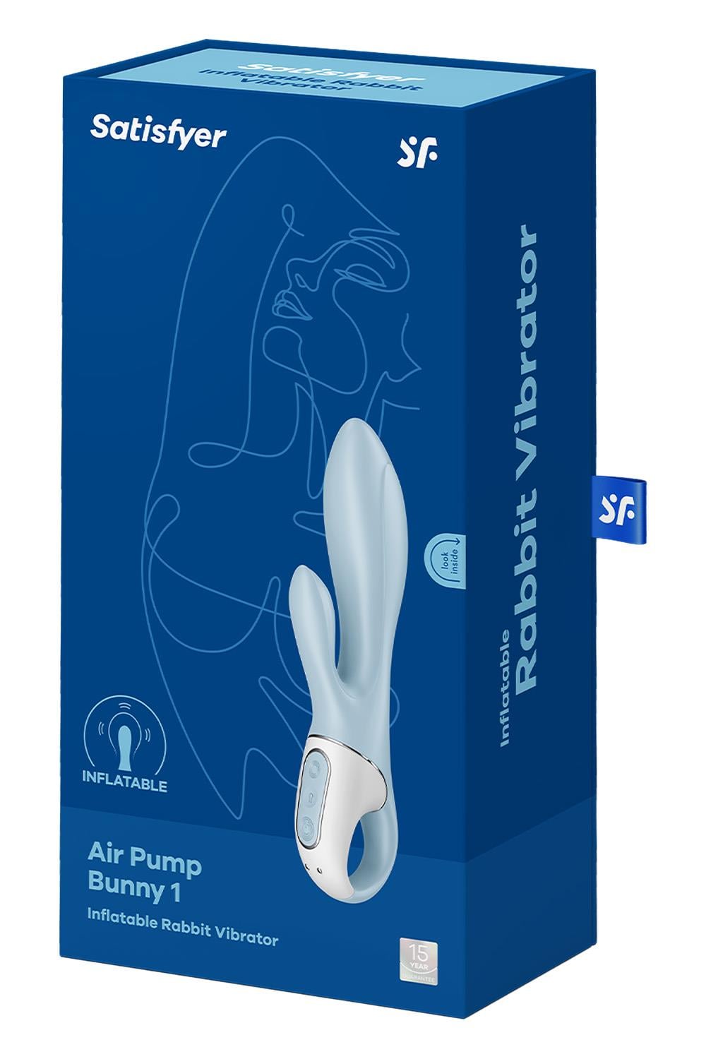 Satisfyer Air Pump Bunny 1 Light Blue