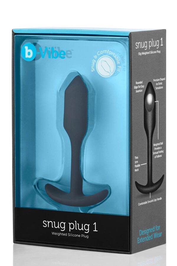 B-Vibe Snug Plug 1 Black