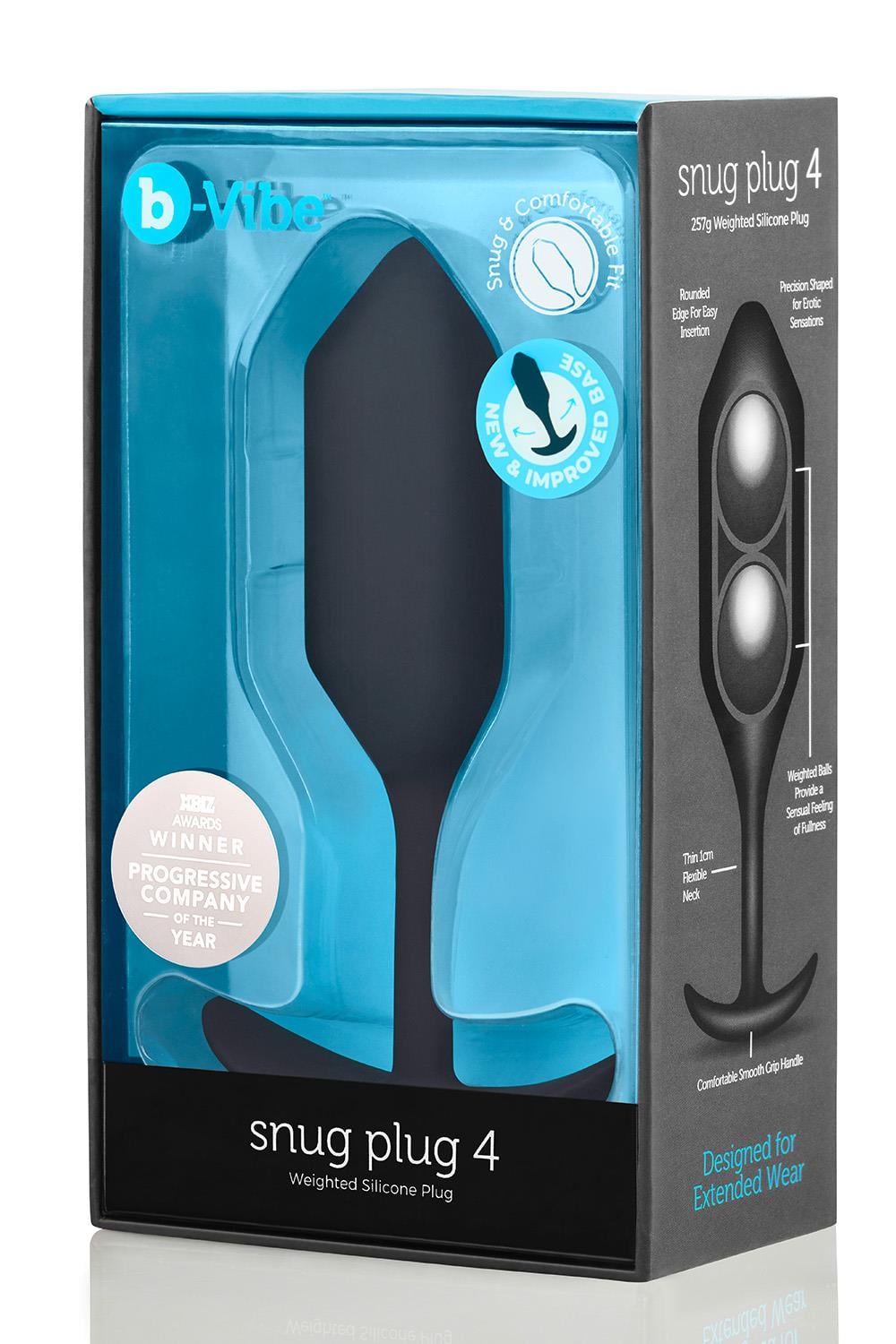 B-Vibe Snug Plug 4 Black