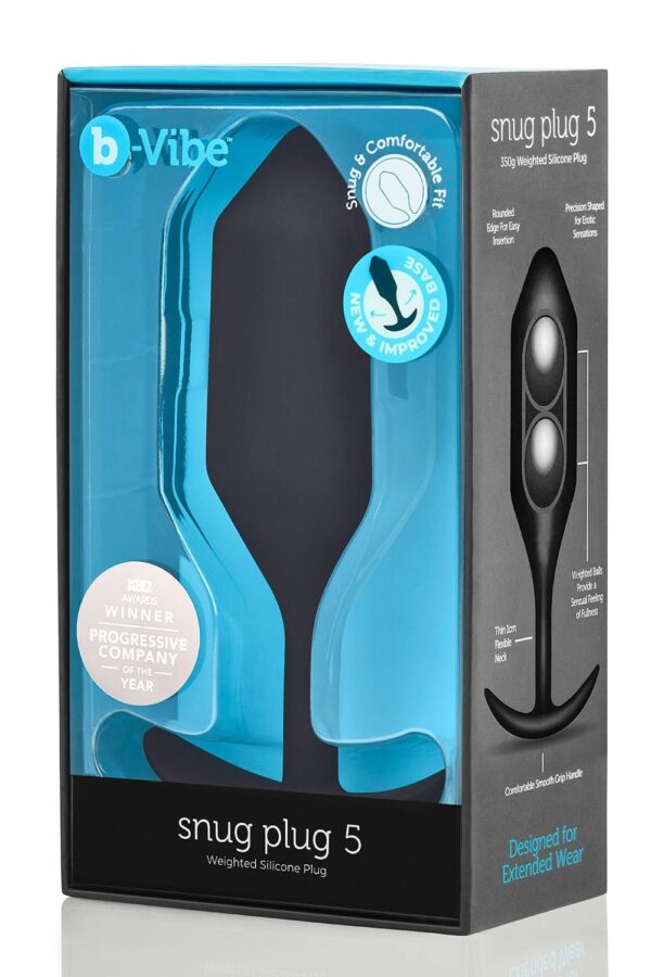 380294-P.jpg B-Vibe Snug Plug 5 Black