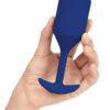 B-Vibe Vibrating Snug Plug 4 Navy
