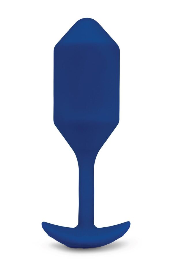 B-Vibe Vibrating Snug Plug 4 Navy