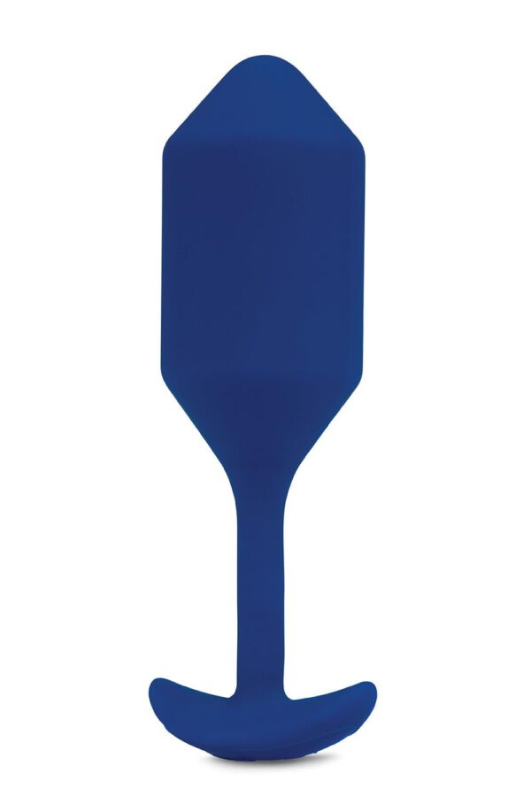 B-Vibe Vibrating Snug Plug 4 Navy