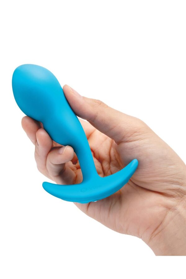 B-Vibe Remote Control P-Spot Snug Plug 95Gr Blue
