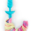B-Vibe Unicorn Plug With Rainbow Tail