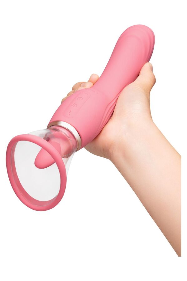 Le Wand Lick 3-1 Double Ended Vibe With Licking Tongue Stimulator