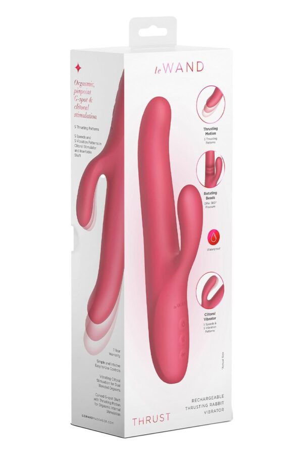 Le Wand Thrust Thrusting Rabbit Vibrator