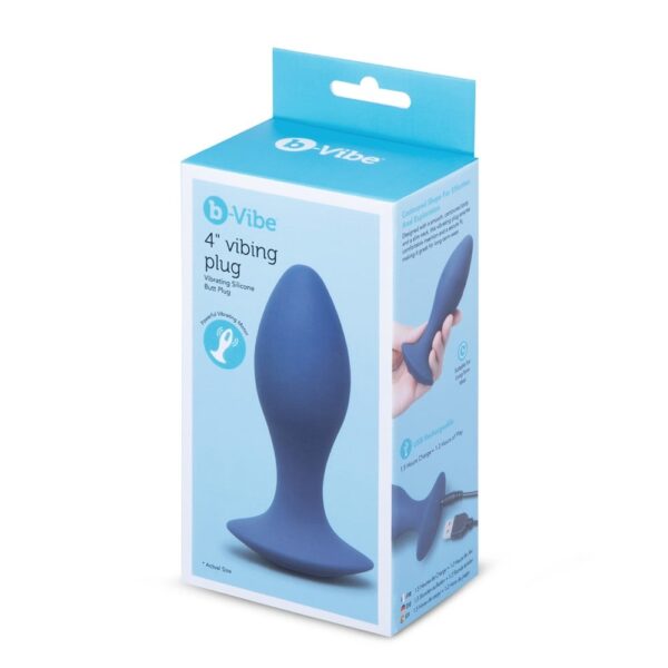 B-Vibe 4 Inch Vibing Plug