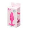 B-Vibe Bump Texture Plug Pink